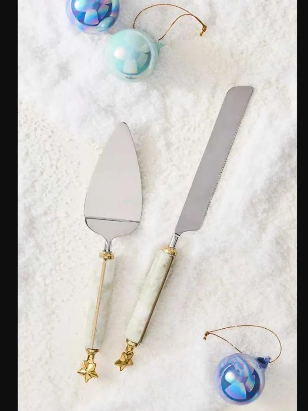 New Anthropologie New York City Ballet marble cake serving set The Nutcracker 2